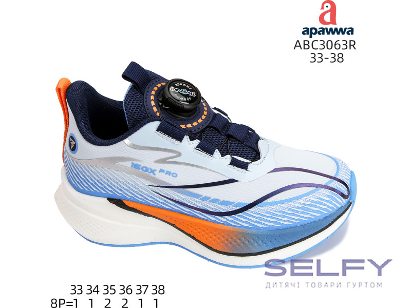 Кросівки дитячі Apawwa ABC3063R blue 33-38, Фото 3