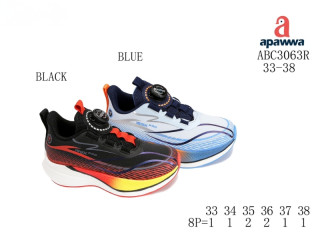 Кроссовки детские Apawwa ABC3063R blue 33-38