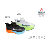 Кросівки дитячі Apawwa ABC3093R black 32-37