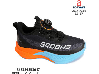 Кроссовки детские Apawwa ABC3093R black 32-37