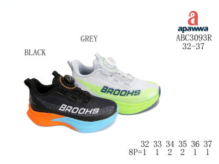 Кросівки дитячі Apawwa ABC3093R grey 32-37