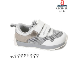 Кросівки дитячі Apawwa ABC3142R grey 23-30