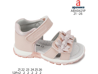 Босоніжки дитячі Apawwa ABX0421P pink 21-26