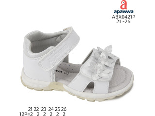 Босоножки детские Apawwa ABX0421P white 21-26