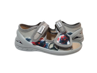 Адам 23-30 сірий, сіра підошва