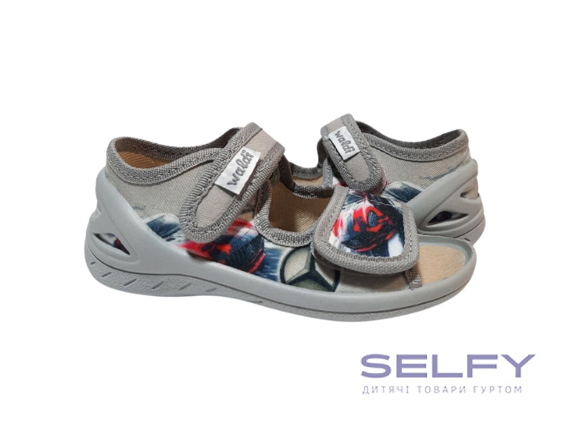 Адам 23-30 сірий, сіра підошва, Фото 1