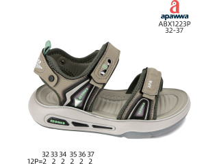 Босоніжки дитячі Apawwa ABX1223P khaki  32-37