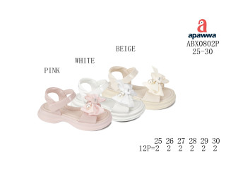 Босоніжки дитячі Apawwa ABX0802P pink 25-30