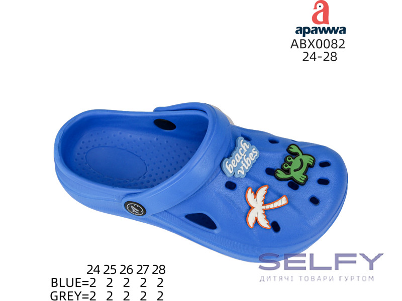 Кроксы Apawwa ABX0082 blue 24-28, Фото 1