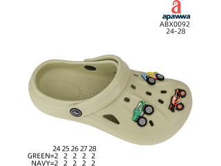 Крокси Apawwa ABX0092 green 24-28