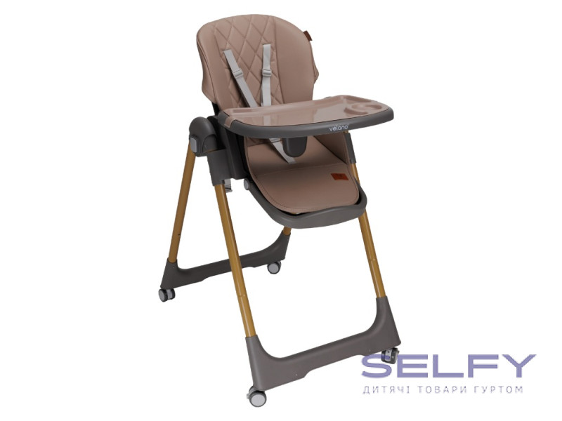 Стілець для годування дитини VELANO Nexi, brown, Фото 1