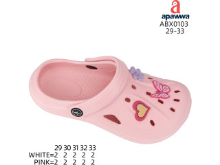 Крокси Apawwa ABX0103 pink 29-33