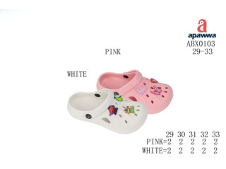 Кроксы Apawwa ABX0103 white 29-33