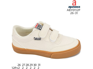 Кеди дитячі Apawwa ABY0112P bеіge 26-31
