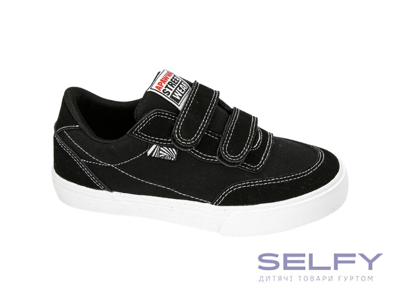 Кеди дитячі Apawwa ABY0113P black 32-37, Фото 1