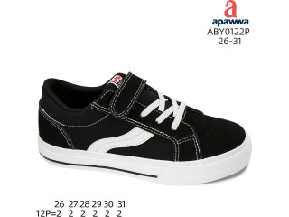 Кеди дитячі Apawwa ABY0122P black 26-31