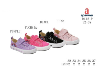 Кеди Apawwa R1421P black 32-37