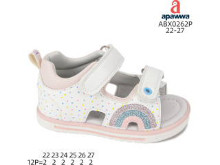 Босоножки детские Apawwa ABX0262P white 22-27