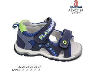 Босоніжки дитячі Apawwa ABX0242P navy 22-27