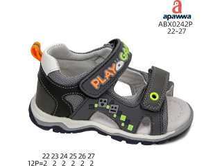 Босоножки детские Apawwa ABX0242P grey 22-27