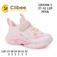 Кроссовки детские Clibee LB3307-1 pink 27-32