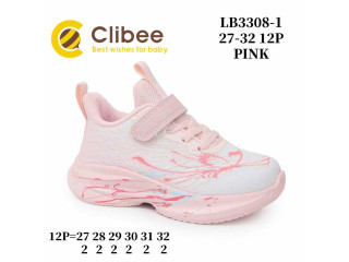 Кроссовки детские Clibee LB3307-1 pink 27-32