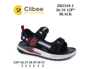 Босоножки детские Clibee ZB2318-1 black-red 26-31