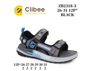 Босоножки детские Clibee ZB2318-3 black-blue 26-31