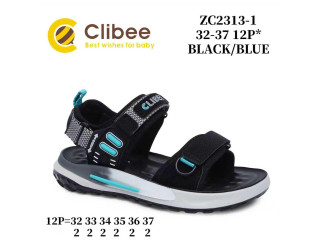 Босоніжки дитячі Clibee ZC2313-1 black-blue 32-37