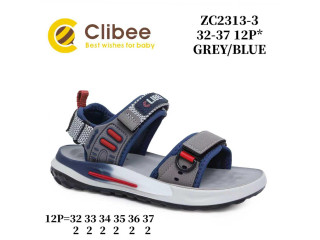 Босоніжки дитячі Clibee ZC2313-3 grey-blue 32-37