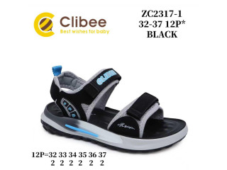 Босоніжки дитячі Clibee ZC2317-1 black 32-37