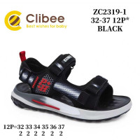 Босоножки детские Clibee ZC2319-1 black-red 32-37