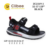 Босоножки детские Clibee ZC2319-1 black-red 32-37