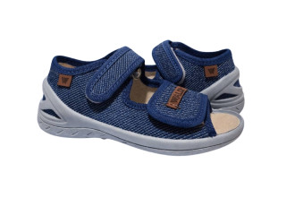 Адам 23-30 синій, сіра підошва