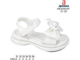Босоніжки дитячі Apawwa ABX0803P white 31-36
