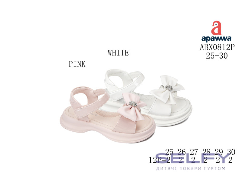 Босоножки детские Apawwa ABX0812P pink 25-30, Фото 1