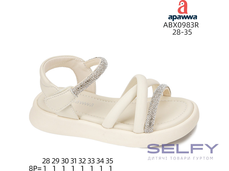 Босоножки детские Apawwa ABX0983R bege 28-35, Фото 1