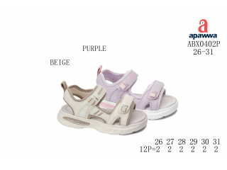 Босоніжки дитячі Apawwa ABX0402P purple 26-31