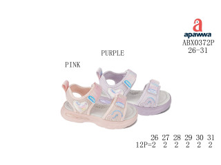 Босоніжки дитячі Apawwa ABX0372P purple 26-31