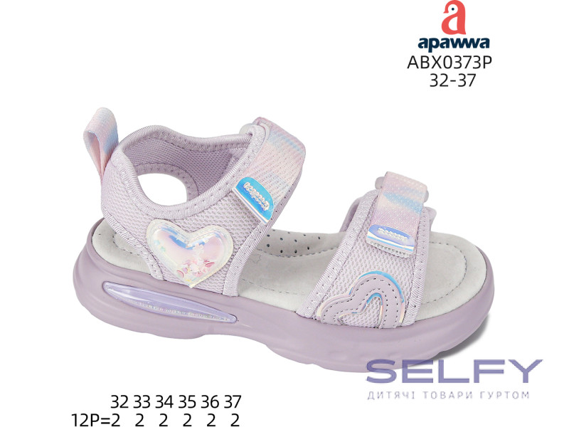 Босоніжки дитячі Apawwa ABX0373P purple 32-37, Фото 1