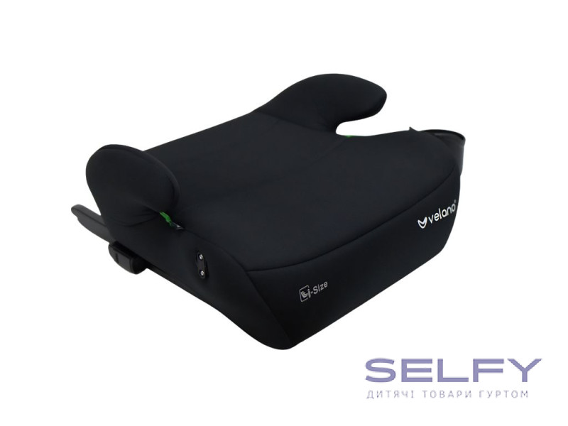 Бустер VELANO Primo i-Size 125–150 см, ISOFIX + підстаканник, black, Фото 3