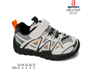 Кросівки дитячі Apawwa ABC2792P grey 23-27