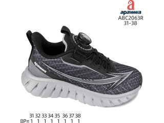 Кроссовки Apawwa ABC2063R black-grey 31-38