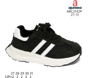 Кросівки дитячі Apawwa ABC2142P black 27-31