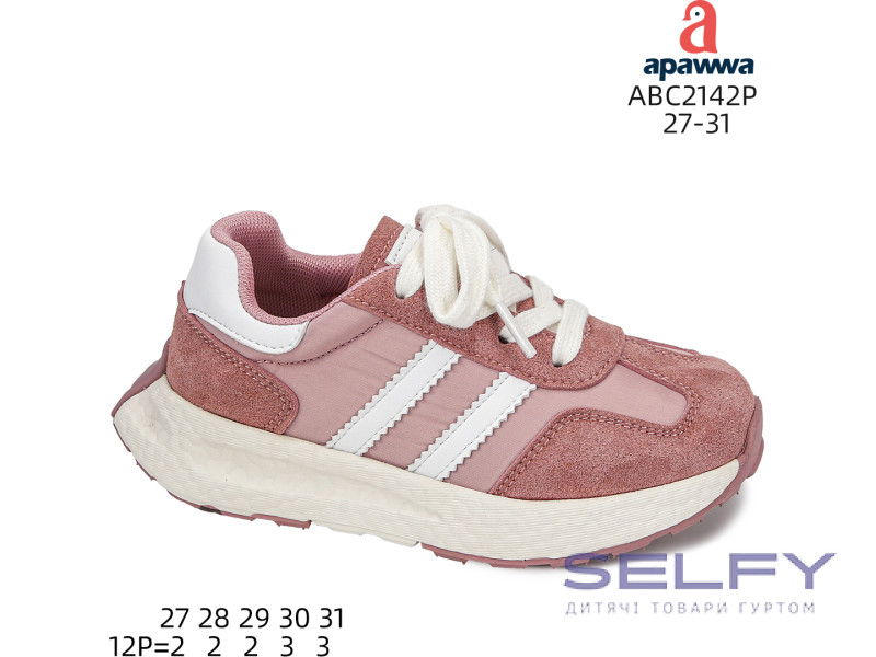 Кросівки дитячі Apawwa ABC2142P pink 27-31, Фото 1
