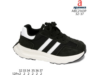 Кросівки дитячі Apawwa ABC2143P black 32-37