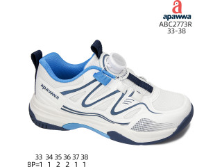 Кросівки дитячі Apawwa ABC2773R white-navy 33-38