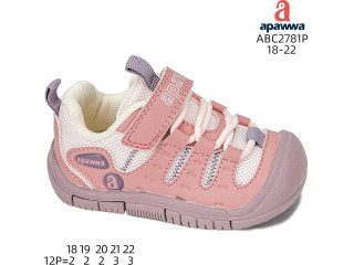 Кросівки дитячі Apawwa ABC2781P pink 18-22