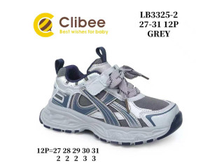 Кросівки дитячі Clibee LB3325-2 grey 27-31