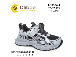 Кросівки дитячі Clibee LB3326-1 black 32-37